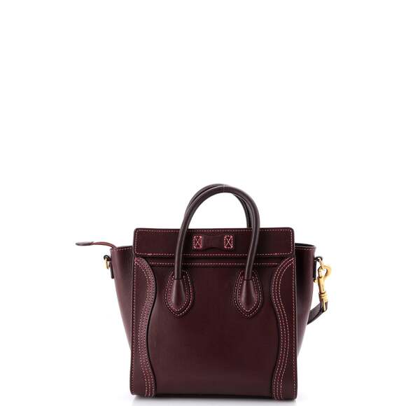 Luggage Bag Smooth Leather Nano #200125C16B - Picture 3 of 7